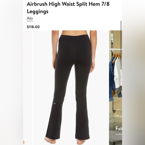 Alo Airbrush High Waist Split Leggings - Picture 2 of 2